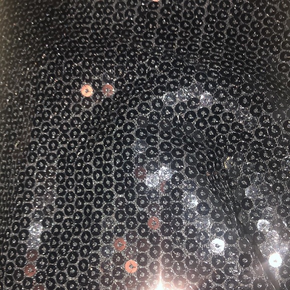 Black Sequin Mini Dress 👗 By Celine by Champion - Picture 14 of 14